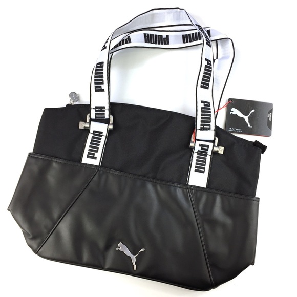 Puma Bags Puma Marnie Tote In Black Or Pink Poshmark